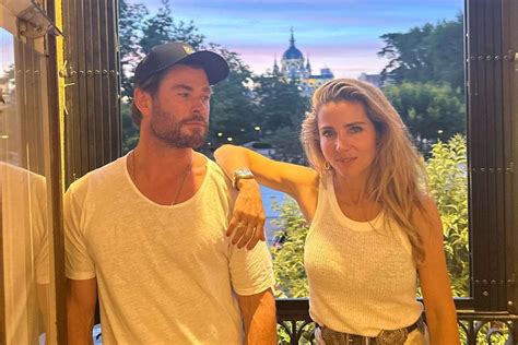 Chris Hemsworth and Elsa Pataky Visit Her 'Hometown' of Madrid