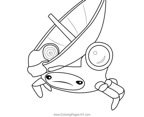 Octonauts Giant Squid Coloring Page