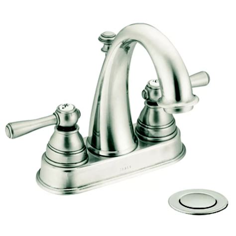 Moen Kingsley 2 Handle Bathroom Faucet In Antique Nickel Finish The Home Depot Canada