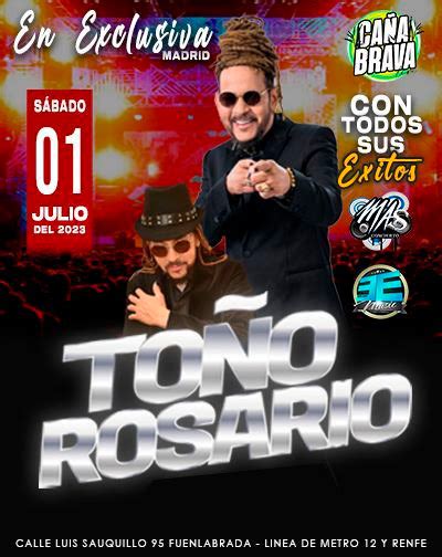 Concierto Toño Rosario En Madrid Entradas El Corte Inglés