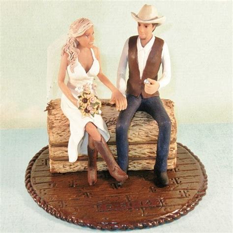 Western Wedding Cake Topper By Caketopcreations 35000 Wedding