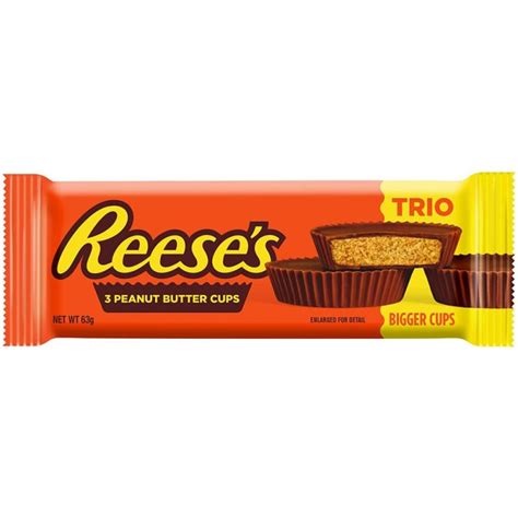 Reeses 3 Peanut Butter Cups 51g Us Food Ihr Online Shop Für Ame 1 20