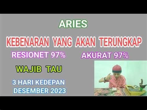 ARIES KEBENARAN YANG TERUNGKAP BUATMU YouTube