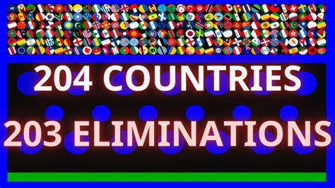 204 Countries 203 Times Eliminations Marble Race YouTube