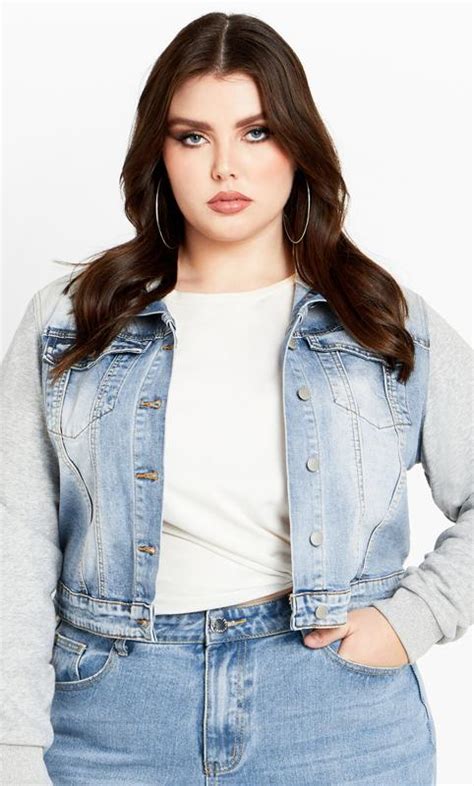 Plus Size Blue Denim Jackets Yours Clothing