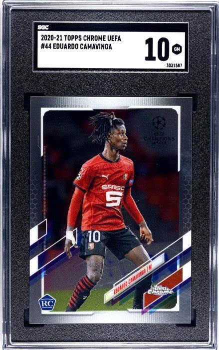 Topps Chrome Uefa Eduardo Camavinga Rookie Catawiki