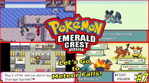 Meteor Falls Pok Mon Emerald Crest Gba Walkthrough Youtube