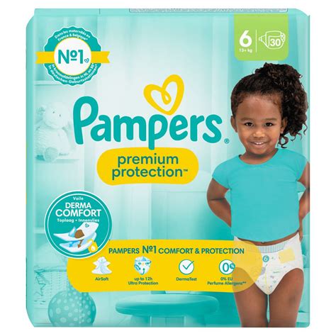 Pampers Premium Protection Couches Taille 6 13kg 30 Couches Pas Cher