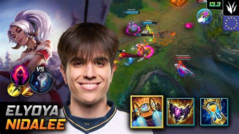 Elyoya Jungle Nidalee Build Hextech Rocketbelt Dark Harvest Lol Euw