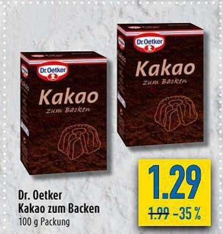 Dr Oetker Kakao Zum Backen Angebot Bei Diska 1Prospekte De