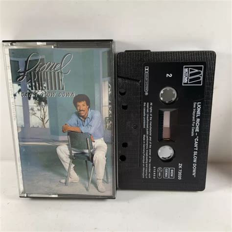 Lionel Richie Can T Slow Down Cassette Picclick Au