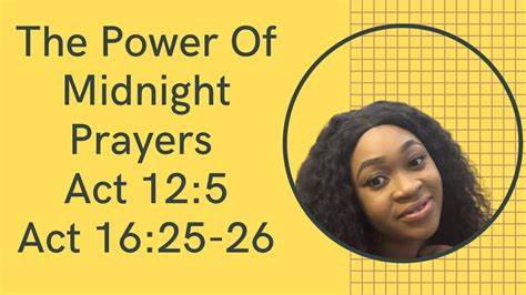 The Power Of Midnight Prayers Am Am Is Powerful Act Act