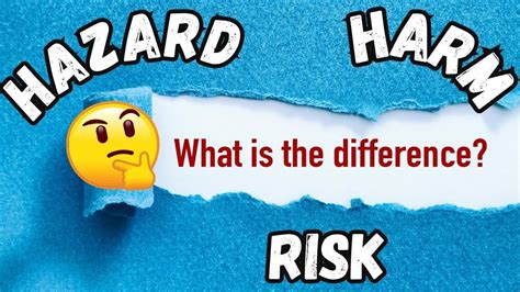 Hazard Harm And Risk Definitions Differences And Example Risk