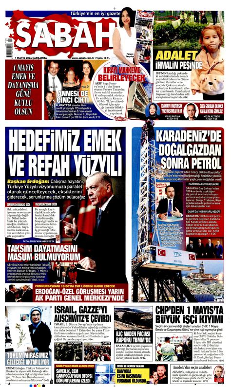 Sabah Gazetesi Sabah Man Et Oku Haberler May S