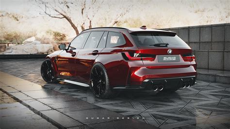 Future 2022 BMW M3 Touring gets rendered again