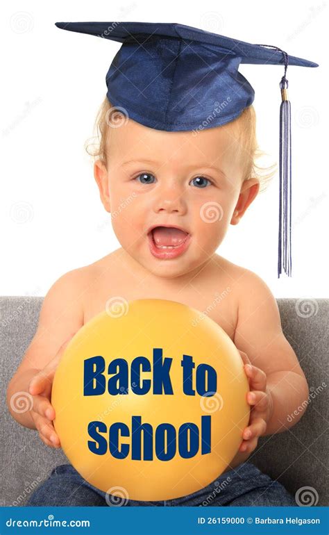 Back to school baby stock photo. Image of face, happy - 26159000