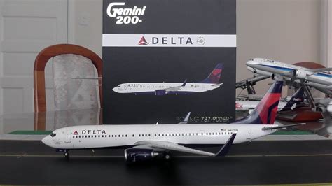 Gemini Jets 1200 Delta Airlines 737 900erwl Unboxing And Review Youtube