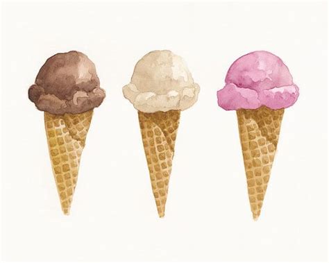 Ice Cream Cone Painting