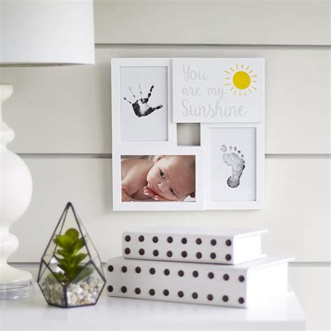 Tiny Ideas Baby Prints Collage Keepsake Frame You Are My Sunshine