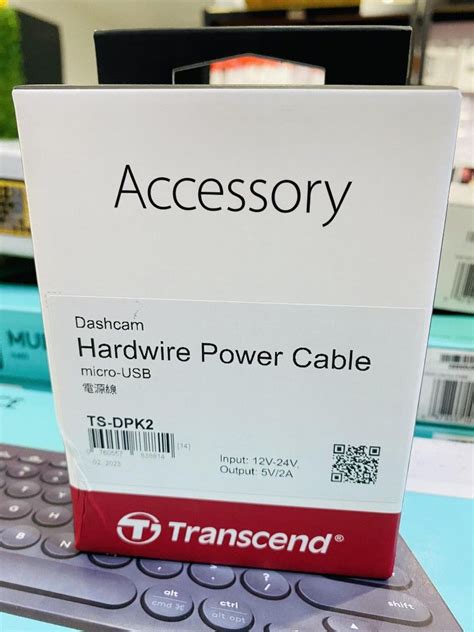 Transcend Dashcam Hardwire Kit Cable Micro Usb Ts Dpk On Carousell