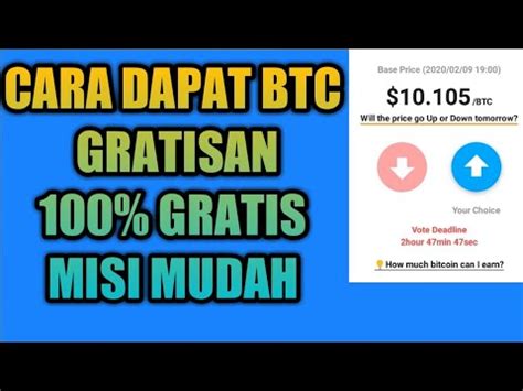 CARA DAPAT BITCOIN GRATISAN YouTube