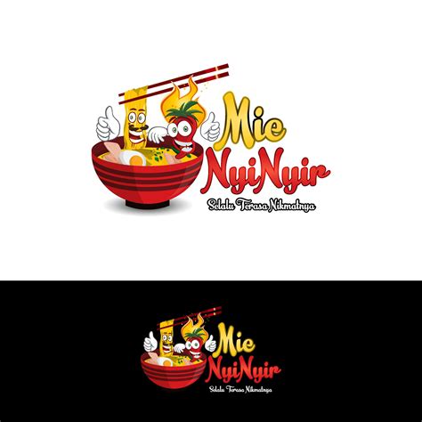 Detail Desain Logo Mie Pedas Koleksi Nomer