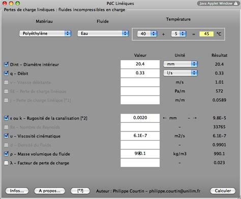 Pertes De Charge Lin Iques Exercice Tube En Poly Thyl Ne Ecs