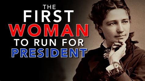 The Stunning Life Of The First Woman To Run For President Youtube