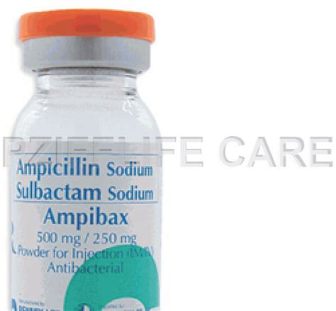 Liquid Ampicillin Sodium With Sulbactam Sodium For Injection Amphibax