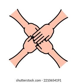 Hands Holding Each Other Over Royalty Free Licensable Stock