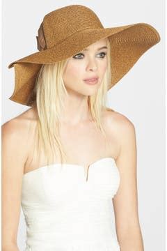 Jessica Simpson Side Bow Floppy Hat | Nordstrom