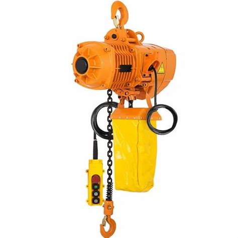 Laodtech Steel Motorized Chain Pulley Block Capacity Ton At Rs