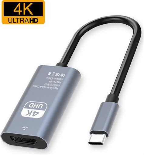 Usb C Naar Hdmi Adapter K Hz Hd Converter Usb C Naar Hdmi Adapter