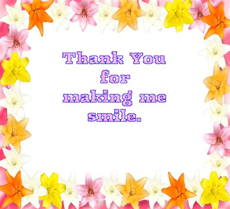 Thank You For Making Me Smile. Free For Your Love eCards, Greeting ...