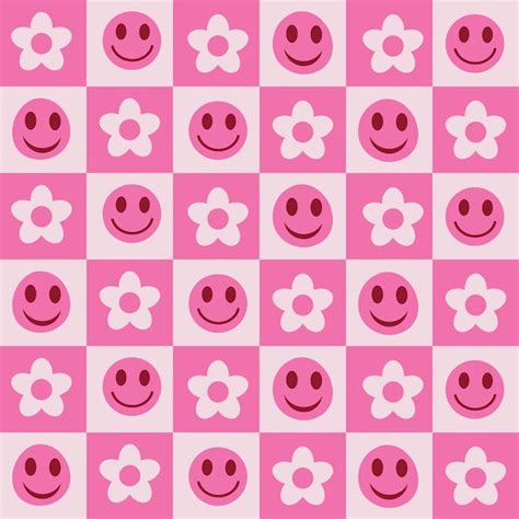 Hot Pink Pattern Wallpaper