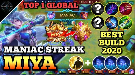 MIYA BEST BUILD MIYA TOP 1 GLOBAL BUILD MIYA TERSAKIT TOP 1 GLOBAL