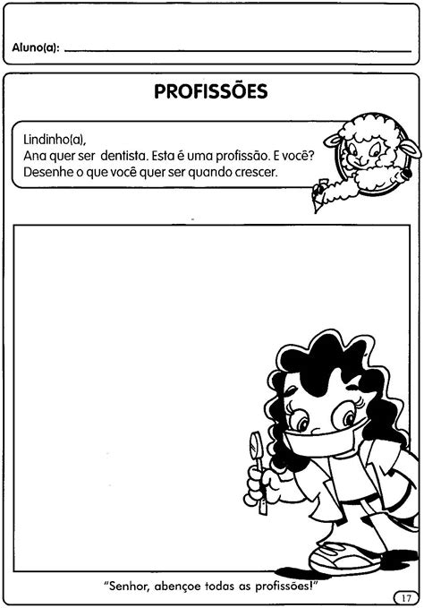 Atividades sobre profissões Atividades para colorir