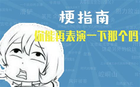 你能再表演一下那个吗是什么梗【梗指南】 哔哩哔哩