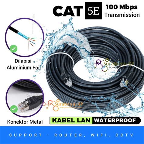 Jual Kabel LAN 35M UTP STP CAT5E 35 M 35 Meter 35Meter FTP Outdoor