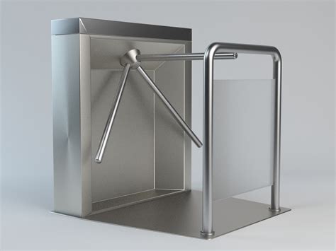 3d Turnstile Gate Barrier