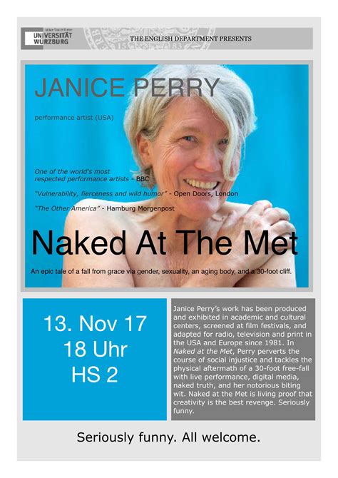 Janice Perry Naked At The Met Anglistik Und Amerikanistik