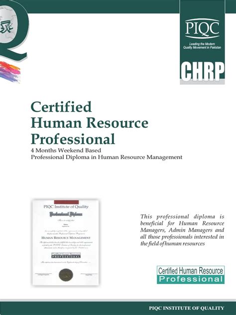 Chrp Pdf Professional Certification Human Resource Management