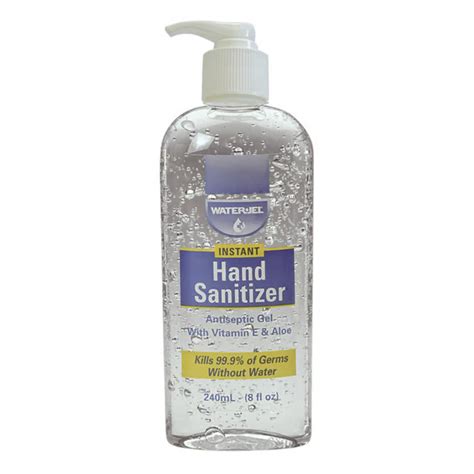 Water Jel Hand Sanitiser Bottle 240ml X 1 Medisave Uk