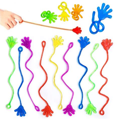 1pc Random Color Creative Elastically Stretchable Sticky Palm Toymini Decompression Sticky