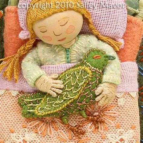 Wool Applique Embroidery Applique Wee Folk Studio Salley Mavor Arte