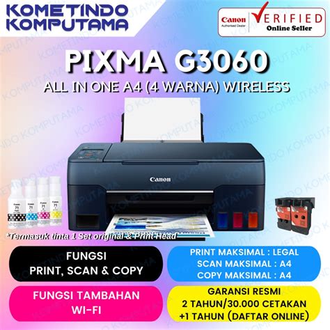 Jual Printer Canon G Pixma G Print Scan Copy Wifi Tinta