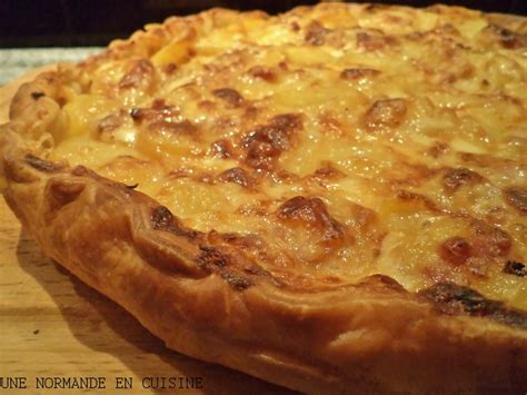 Tarte rustique façon raclette UNE NORMANDE EN CUISINE