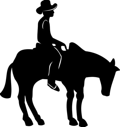 Cowboy silhouette PNG