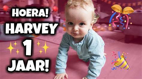 HOERA HARVEY 1 JAAR VERJAARDAGSVLOG Broer En Zus TV 704 YouTube