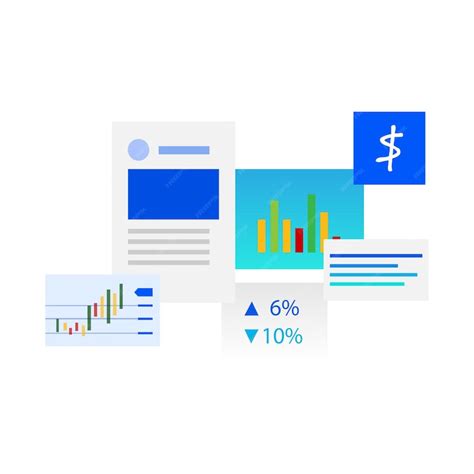 Premium Vector Bar Graph And Line Graph Templates Business Infographics Vector Illustration